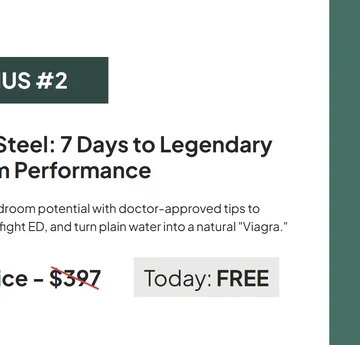 Bonus Hard as Steel free ebook
